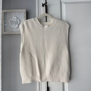 Abercrombie & Fitch Women's Cream Crewneck Top
